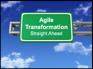 Agile Transformation Roadsign