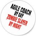 Badge - Zombie Coach by Day, Zombie Slayer by Night
